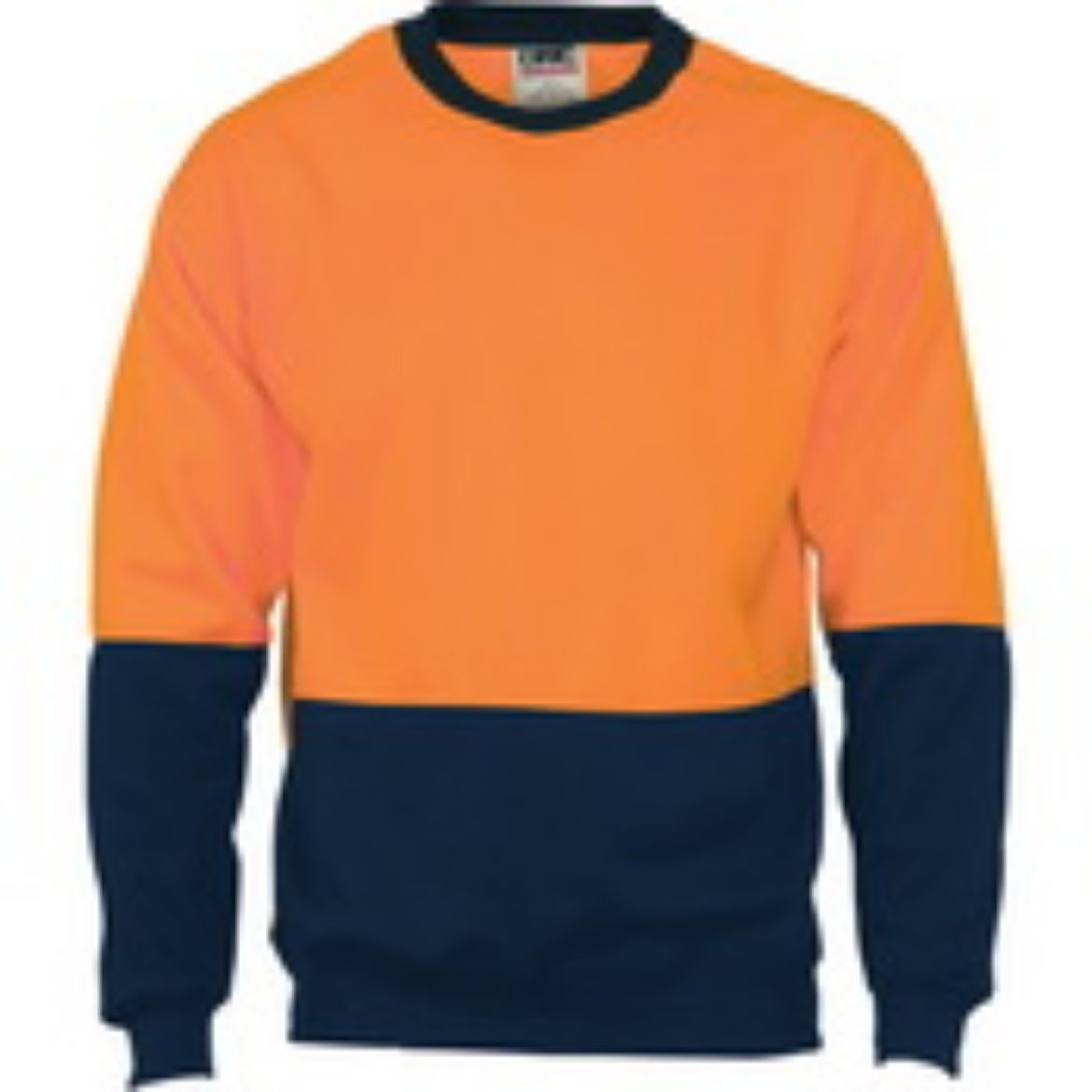 Picture of DNC HiVis Two Tone Fleecy Sweat Shirt (Sloppy Joe) Crew-Neck